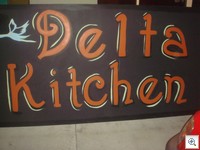 Delta Kitchen sign